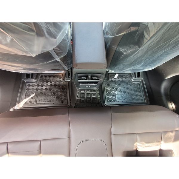 Килимки в салон автогум для BMW 3 Series G20 2018-2024 / БМВ Джі20 автогум 12117 фото