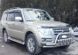 Кенгурятник + УС SHARK для Mitsubishi Pajero Wagon IV 2006+ Защита заднего бампера дуги пороги AUG0482 фото 3