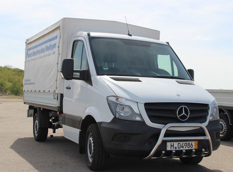 Передняя защита Кенгурятник для Mercedes Sprinter 1995-2014+ из нержавеющей стали AUG0082 фото