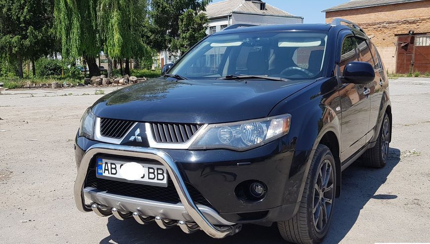 Кенгурятник для Mitsubishi Outlander XL 2007-2012+ Защита переднего бампера труба нержавеющая сталь 0511 AUG0432 фото