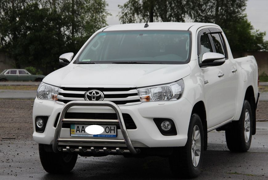 Кенгурятник для Toyota Hilux 2015+ захист бампера дуги пороги AUG0682 фото