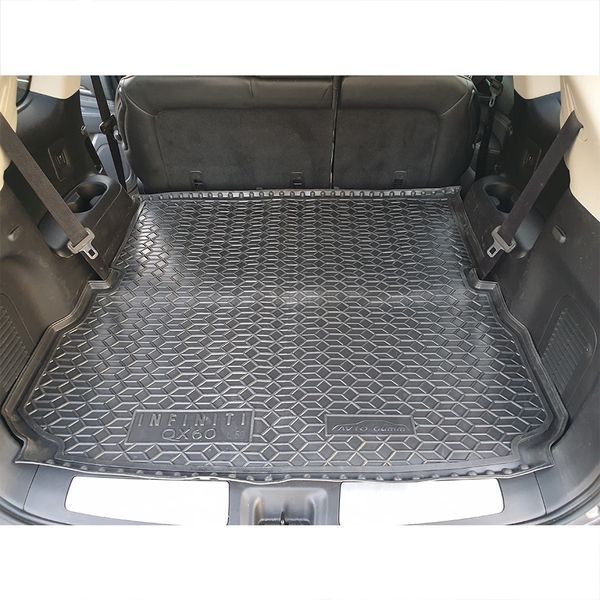 Коврик в багажник резиновый для INFINITI L50 QX60 2012+ (7мест) 111851 фото