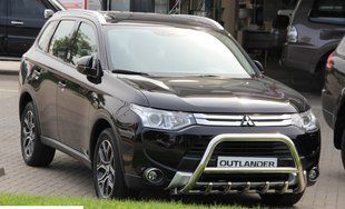 Кенгурятник захист передня нержавіюча сталь d60 для Mitsubishi Outlander 2003-2016+ 0521 AUG0442 фото