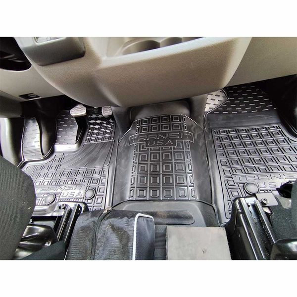 Коврики в салон автогум для Ford Transit 2014+/ Форд Транзит 1+1 USA 12153 фото