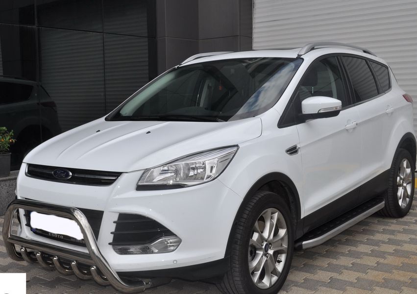 Кенгурятник передній захист для Ford Kuga 2008-2017+ з нержавіючої сталі AUG0143 фото