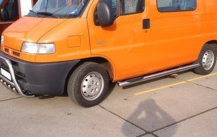 Бічна захист пороги труби Citroen Jumper 2007+ 2014+ 1994-2006 захист заднього бампера дуги пороги AUG0344 фото