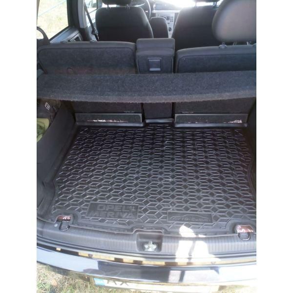 Коврик в багажник резиновый для Opel Meriva / Опель Мерива A 2002-2010 р 111823 фото
