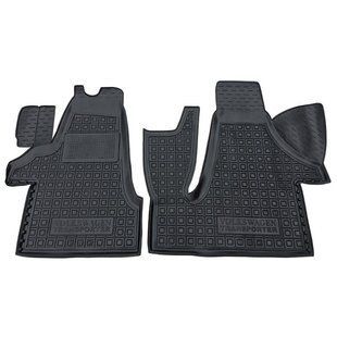 Килимки в салон автогум для Volkswagen T5 Transporter 1+1 2003-2020 / Фольксваген Т5 11330 фото