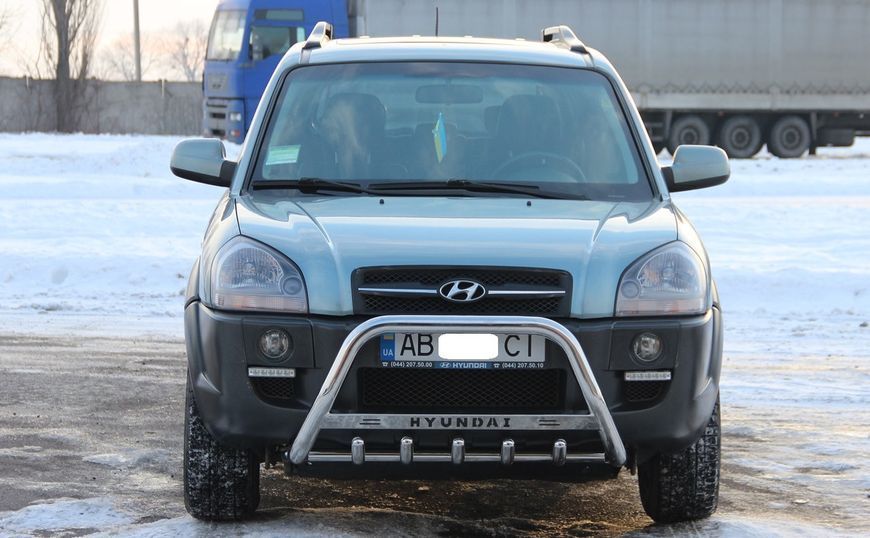Кенгурятник для Hyundai Tucson 2004-2010 защита бампера дуги пороги AUG0795 фото