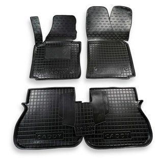 Килимки в салон автогум для Volkswagen Caddy / Фольксваген Кадді 2004-2020 (4 двері) 11444 фото