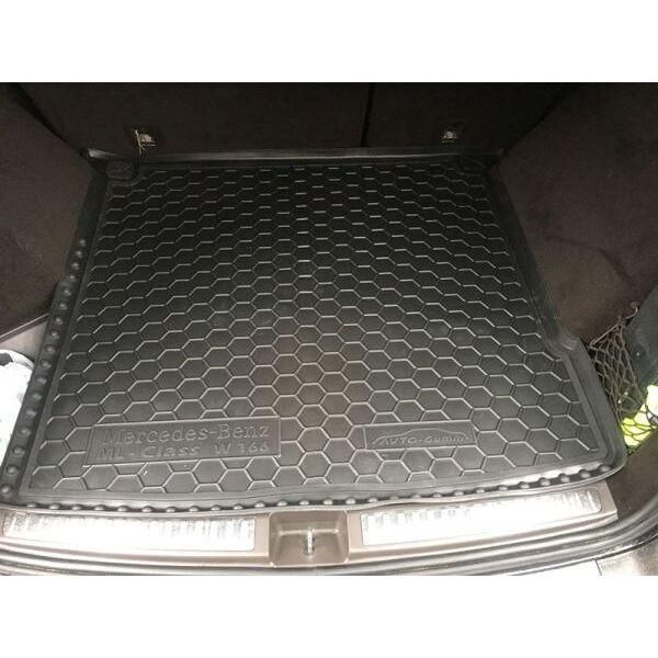 Коврик в багажник резиновый для Mercedes ML (W166) /Мерседес ML (W166) 2011-/GLE 2014+ 111485 фото
