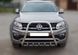 Кенгурятник для Volkswagen Amarok 2006+ высокий из нержавеющей стали d60 AUG0246 фото 1