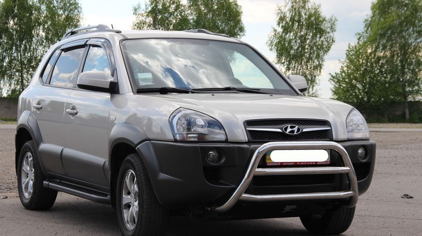 Кенгурятник для Hyundai Tucson 2004-2010 защита бампера дуги пороги AUG0796 фото