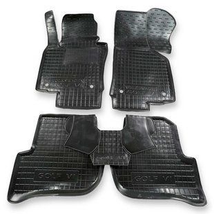 Килимки в салон автогум для Volkswagen Golf 6/ Фольксваген ГОЛЬФ 6 2008-2012 11322 фото