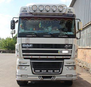 Люстра на дах для DAF XF-95 2002-2006 кенгурятник дуги пороги захист бампера AUG0848 фото