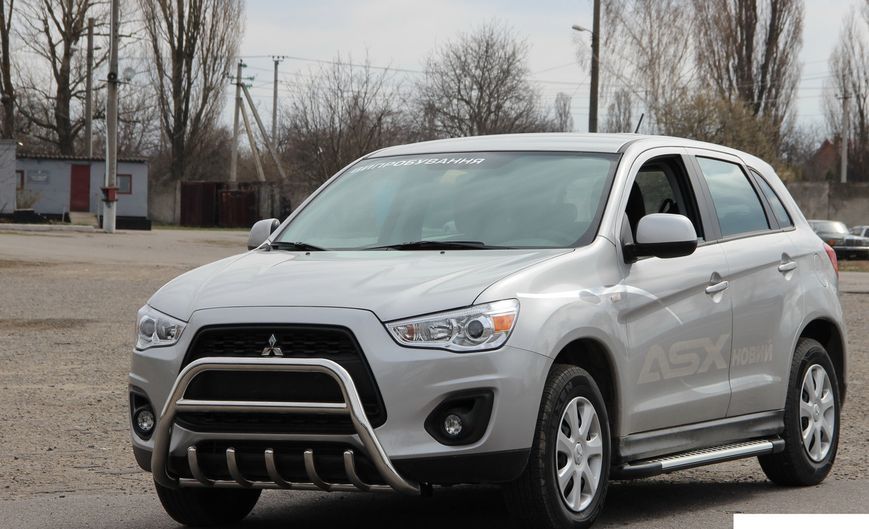 Кенгурятник для Mitsubishi ASX 10-12 13+ Защита заднего бампера/дуги/пороги AUG0398 фото