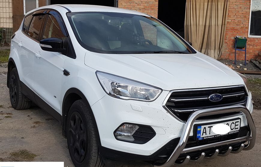 Кенгурятник для Ford Kuga 2008-2017+ з нержавіючої сталі AUG0148 фото