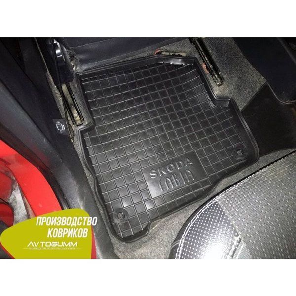 Килимки в салон автогум для Skoda Fabia / Шкода Фабія 2000-2007 11290 фото