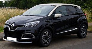 Захист переднього бампера ВУС Renault Captur 2013+ Кенгурятник захист бампера дуги пороги AUG0583 фото