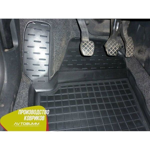 Килимки в салон автогум для Skoda Fabia / Шкода Фабія 2 2007-2015 11291 фото