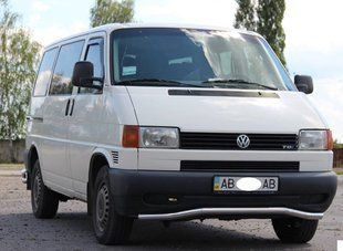 Кенгурятник УС одинарный Volkswagen T4 1990-2003 Защита бампера передняя AUG0102 фото