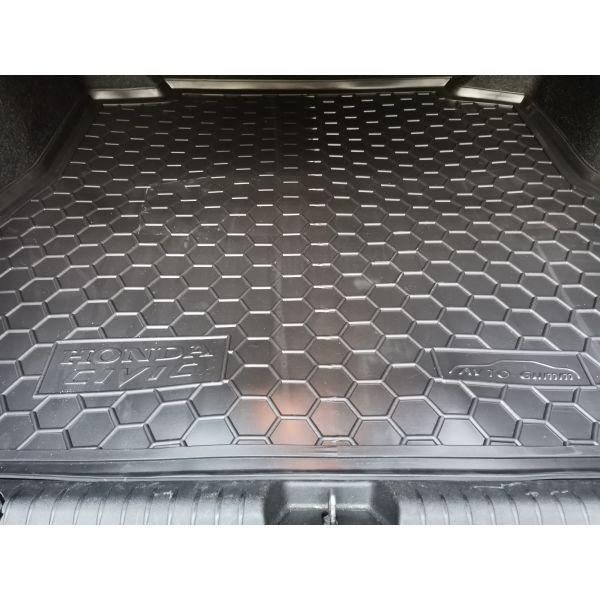 Килимок в багажник гумовий для Honda Civic 2006/ Хонда Цивік 4D Sedan / Седан 2006+ 111172 фото