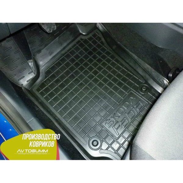 Коврики в салон автогум для Skoda Fabia / Шкода Фабия 3 2015+ 11493 фото