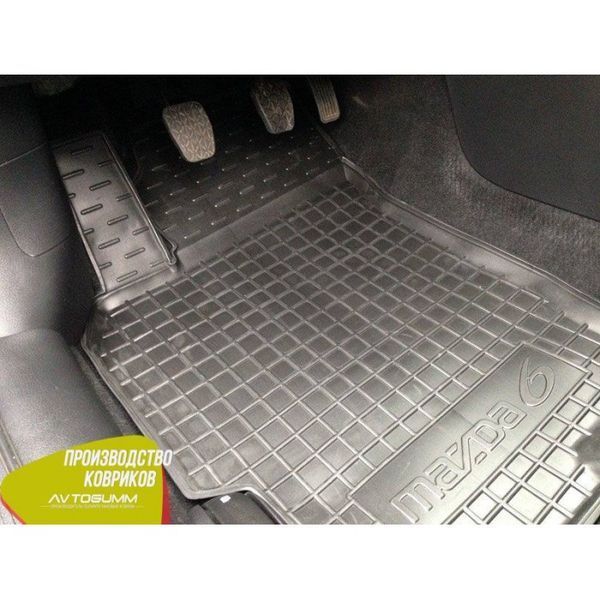 Килимки в салон автогум для Mazda 6 2008-2012/ Мазда 6 2008-2012 11218 фото