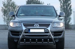 Кенгурятник передній захист бампера Volkswagen Touareg 2002-2010 AUG0204 фото