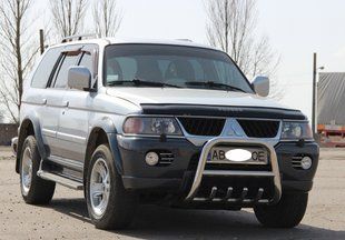 Кенгурятник для Mitsubishi Pajero Sport 1996-2008 Захист заднього бампера/дуги/пороги AUG0454 фото