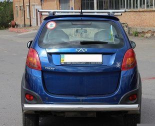 Захист заднього бампера ВУС одинарний Chery Beat (2010+) кенгурятник захист бампера дуги пороги AUG0554 фото