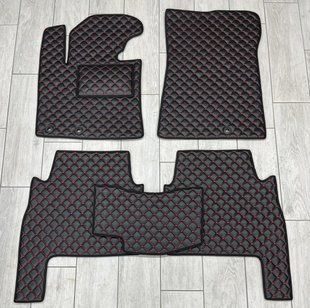 Авто килимки в салон Екошкіра для Kia Sorento / КІА Соренто 2009-2013 11193 фото