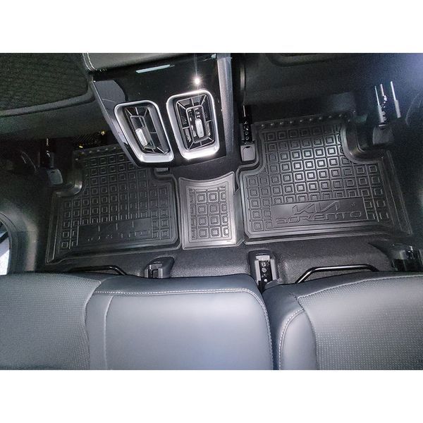 Коврики в салон автогум для Kia Sorento (2023+ ) 7 мест 12107 фото