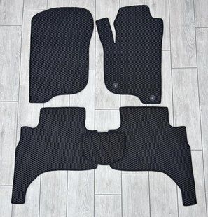 Ева килимки в салон для Mitsubishi L 200 2006-2022 коса підлога Праве кермо / Мітсубісі Л200 коса підлога праве кермо 2637390919 фото