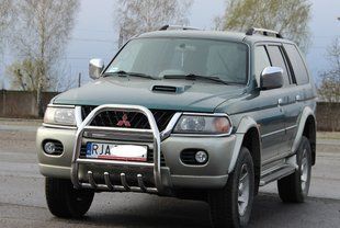 Кенгурятник для Mitsubishi Pajero Sport 1996-2008 Захист заднього бампера/дуги/пороги AUG0455 фото
