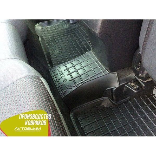 Коврики в салон автогум для Mazda 3 (2003-2009) / Мазда 3 (2003-2009) 11219 фото