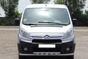 Захист переднього бампера ВУС SHARK подвійний Citroen Jumpy 2007+ 95-07 16+ Кенгурятник дуги пороги AUG0306 фото