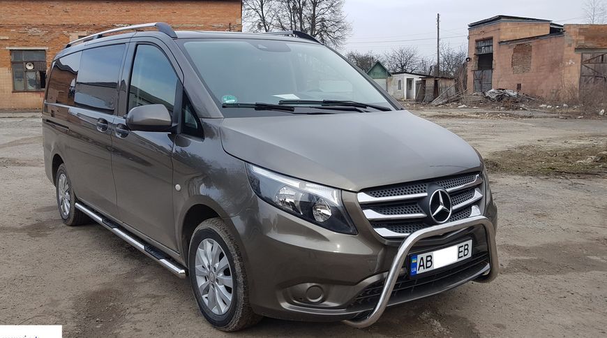 Кенгурятник для Mercedes Vito 1997-2014+ Защита переднего бампера AUG0056 фото