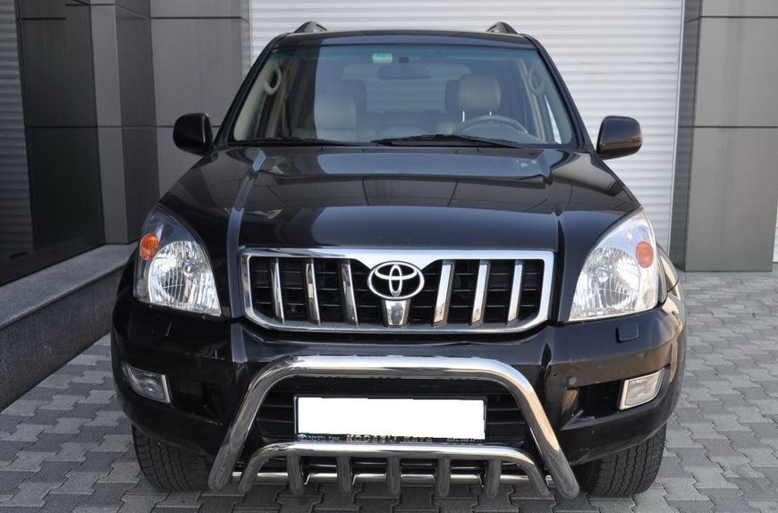 Кенгурятник для Toyota Land Cruiser Prado 120 2002-2009 захист бампера дуги пороги AUG0706 фото