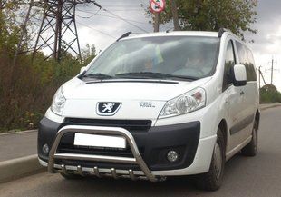 Кенгурятник передній захист для Peugeot Expert 2007-2016 AUG0157 фото