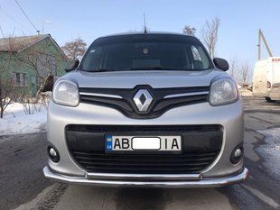 Захист переднього бампера ВУС подвійний Renault Kangoo 2013+ кенгурятник захист бампера дуги пороги AUG0807 фото