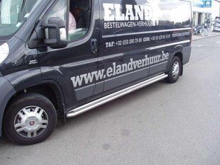 Бічна захист пороги майданчик Fiat Ducato 1994-2006 2007+ кенгурятник захист задня дуги пороги AUG0507 фото