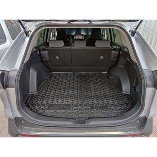 Коврик в багажник резиновый для Toyota RAV4 2018+ / Тойота Рав4 111791 фото