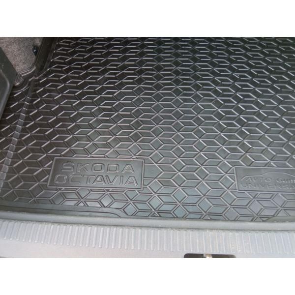 Килимок в багажник гумовий для Skoda Octavia / Шкода Октавія A7 2013 - Universal / Універсал - з 111838 фото