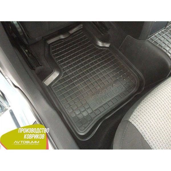 Килимки в салон автогум для Skoda SuperB / Шкода Супер Б 2008-2014 11295 фото
