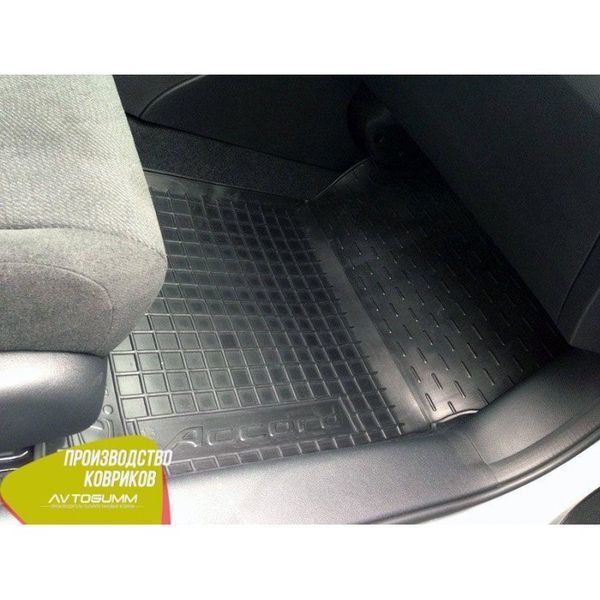 Килимки в салон автогум для Honda Accord 9 2013 / Хонда Акорд 2013+ 11363 фото