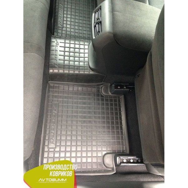 Килимки в салон автогум для Honda Accord 9 2013 / Хонда Акорд 2013+ 11363 фото