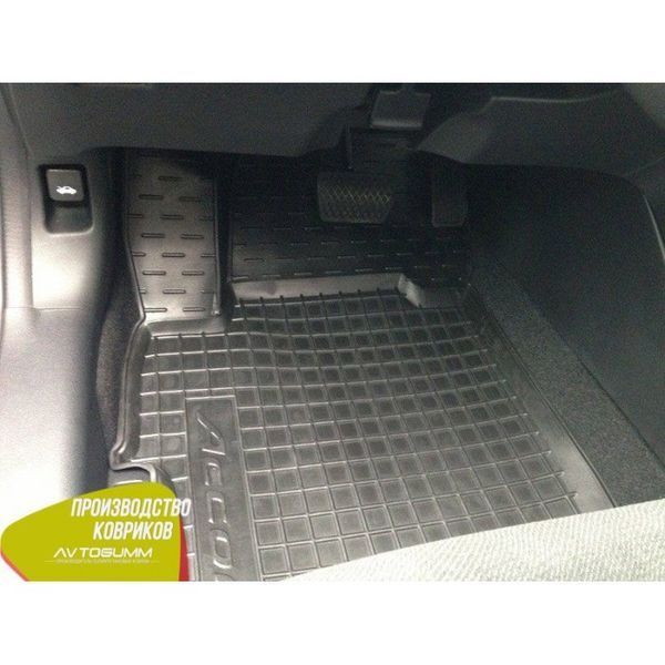 Килимки в салон автогум для Honda Accord 9 2013 / Хонда Акорд 2013+ 11363 фото