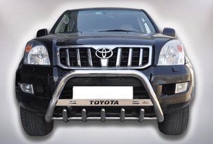 Кенгурятник для Toyota Land Cruiser Prado 120 2002-2009 захист бампера дуги пороги AUG0709 фото