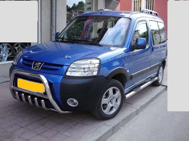 Кенгурятник передняя защита для Peugeot Partner 1996-2008+ AUG0159 фото